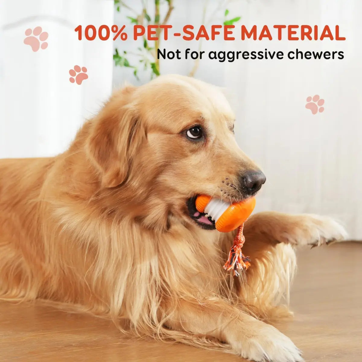 LuxePaws™ Interactive Motion-Activated Automatic Rolling Dog Ball with Rope