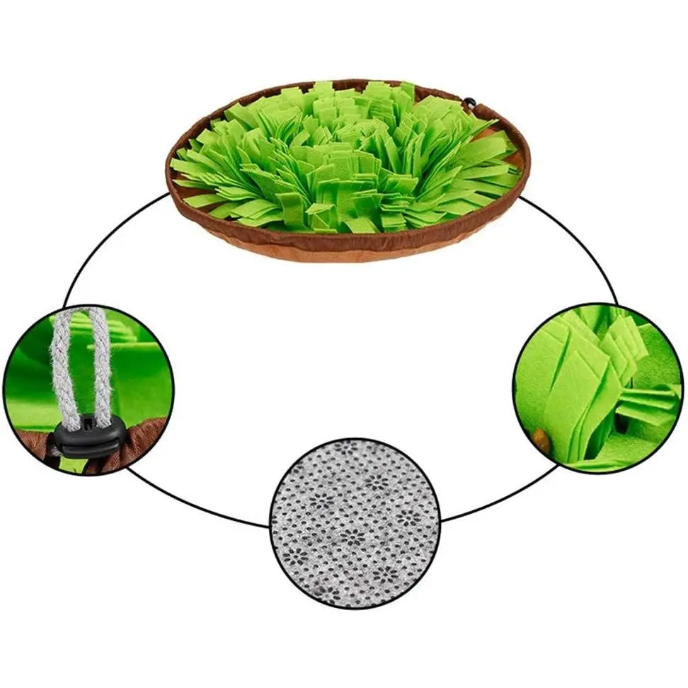 LuxePaws™ Interactive Pet Snuffle Mat & Foraging Treat Dispenser