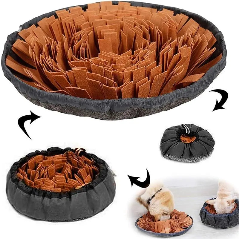 LuxePaws™ Interactive Pet Snuffle Mat & Foraging Treat Dispenser