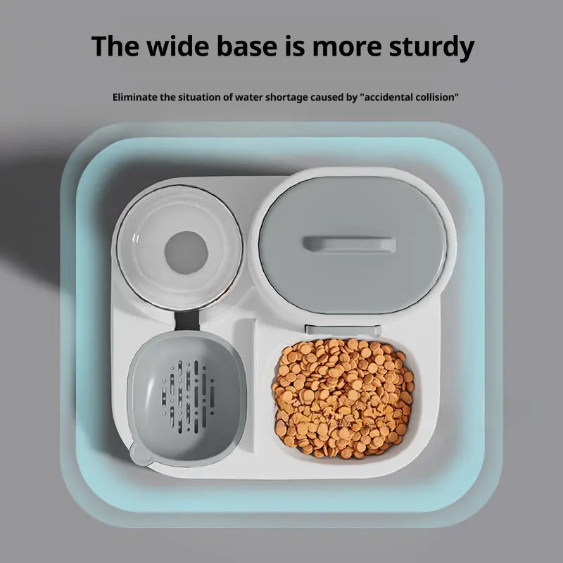 LuxePaws™ 2-in-1 Gravity Automatic Pet Feeder & Waterer Station
